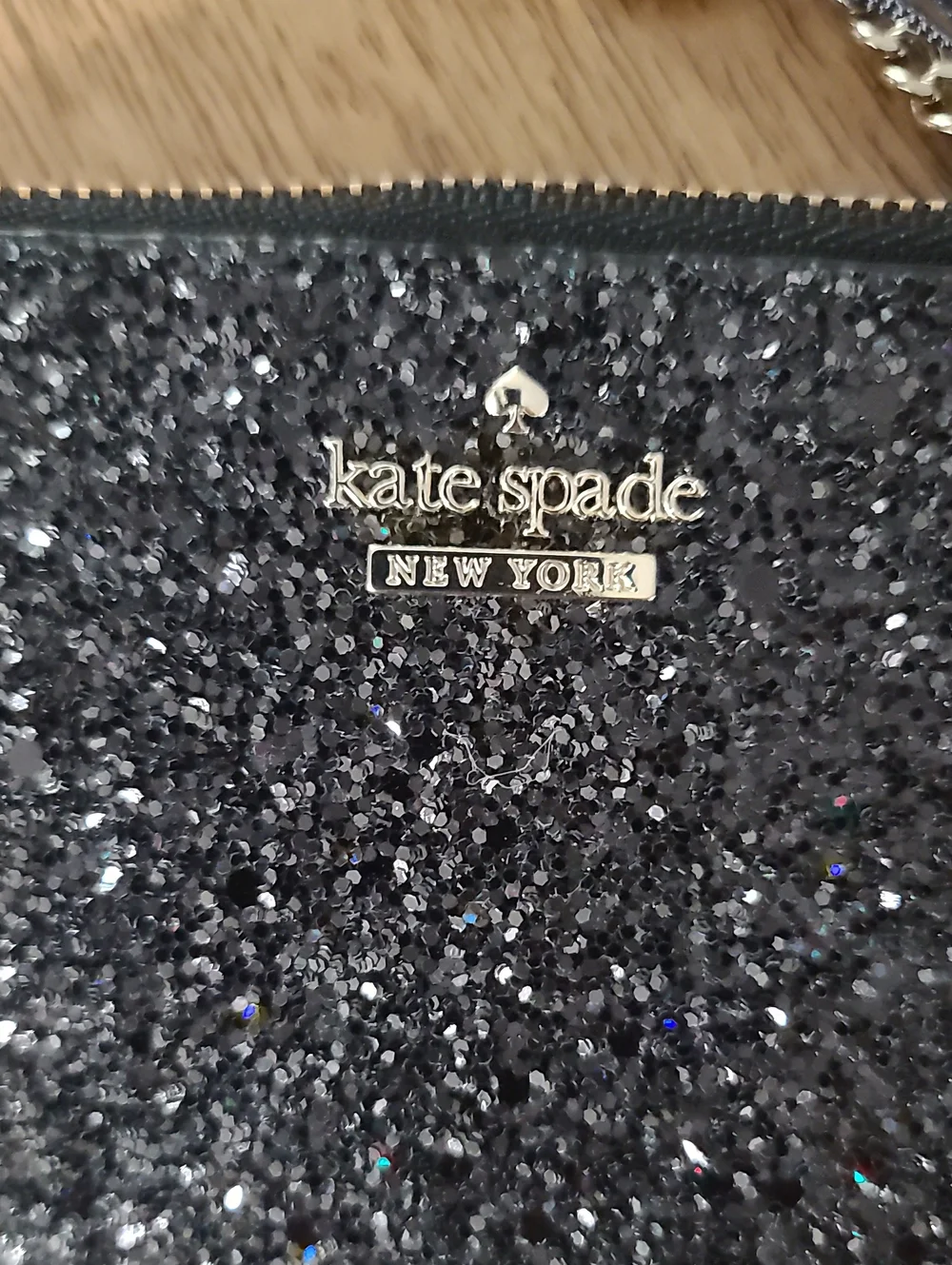 Kate Spade Glitter Card Holder Pouch